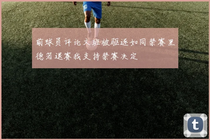 前球员评论文班被驱逐如同禁赛里德若退赛我支持禁赛决定